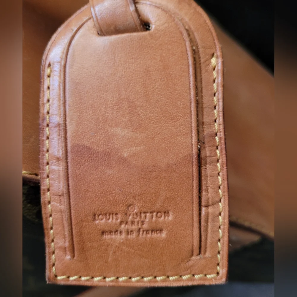Louis VuittonVintage Luxury Brown and Tan Monogram Logo Large Travel Bag